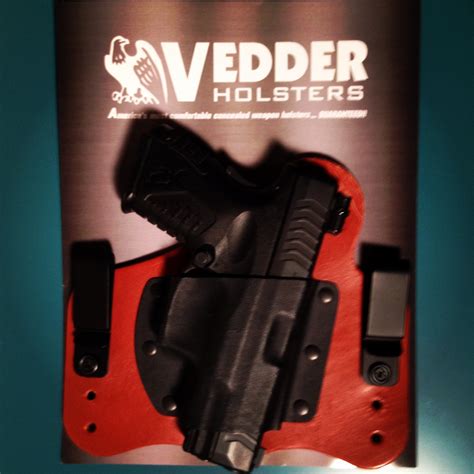 All holsters are available for right- or left-hand draw. . Vedder holster